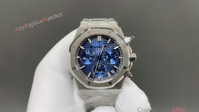 Audemars Piguet Royal Oak Offshore Dandong 4401 Movement 41mm Blue Face WG Band Watch